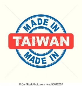 made in taiwan vector emblem flat clipart vector csp55042657